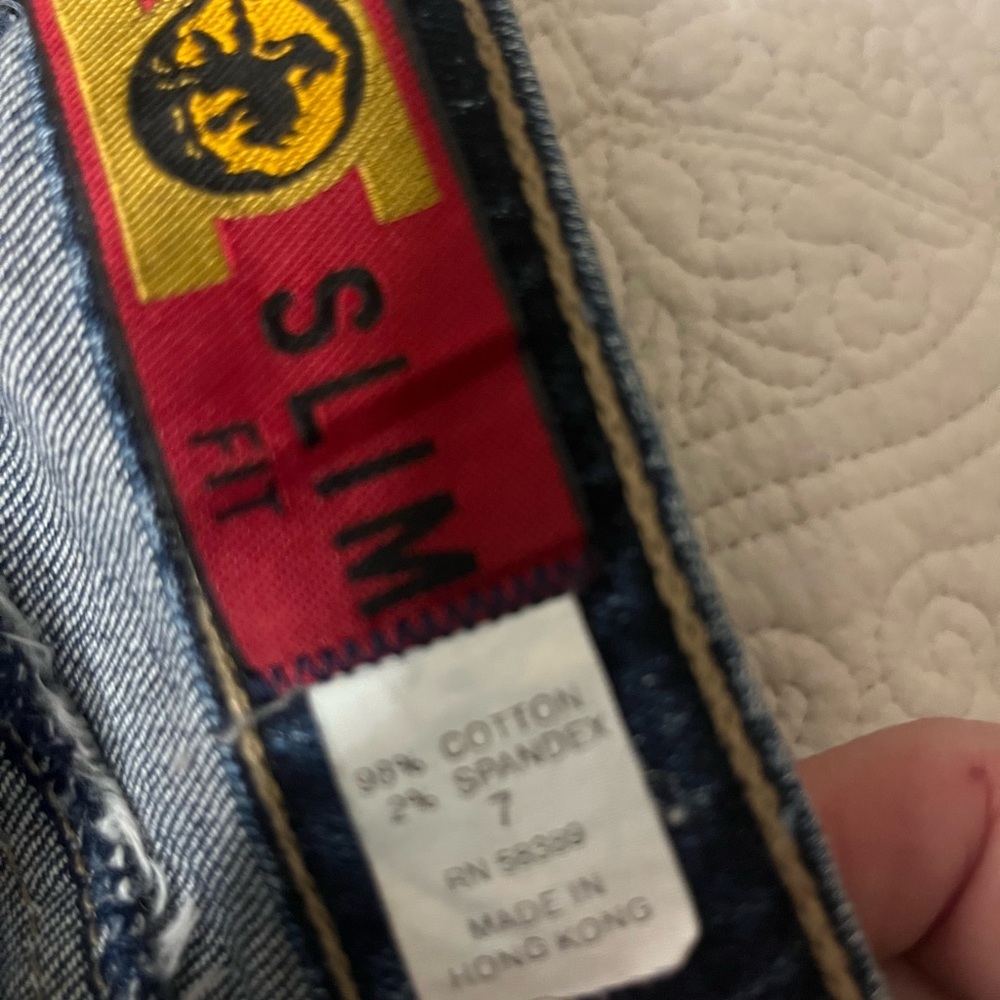 Vintage Lawman  Western Jeans  chain design, size 7 - Picture 12 of 13